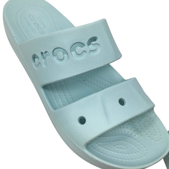 Crocs Baya Platform Slide Iconic Comfort Sandals Comfort Pure Water 208188 Sz 10 - Picture 4 of 8